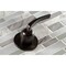 Kingston Brass Tub and Shower Faucet, 4, Wall Mount, Oil Rubbed Bronze KBX8145EFL - alternate 5